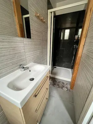 Salle de bains dans l'établissement Appartement Le Central Park