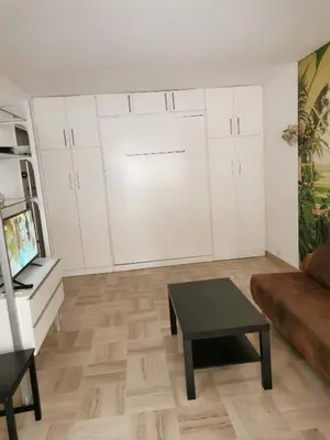 Coin salon dans l'établissement Studio antibes mer