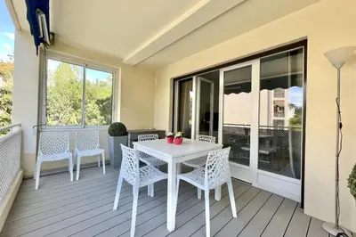 Balcon ou terrasse dans l'établissement Beautiful T2 large terrace near Center & sea