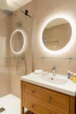 Salle de bains dans l'établissement Evasion chic au centre d Antibes