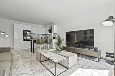 Coin salon dans l'établissement REF 2014 - Cannes center - Apartment to rent