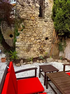 Plan de l'établissement Large duplex with garden in historic house