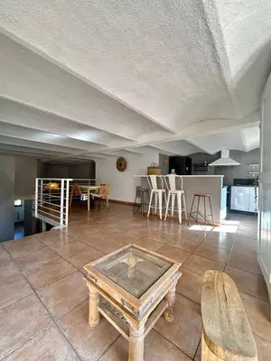 Plan de l'établissement Large duplex with garden in historic house