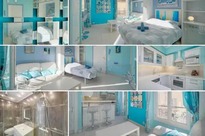 Salle de bains dans l'établissement Studio Cannes Centre 2 min from La Croisette