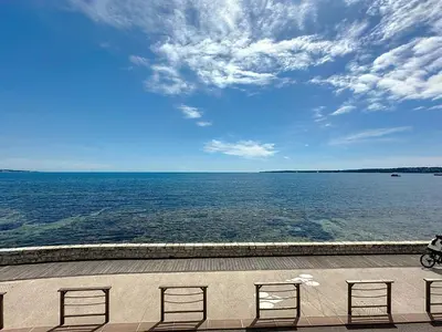 Plan de l'établissement 32m2 petite maison au bord de l'eau avec terrasse