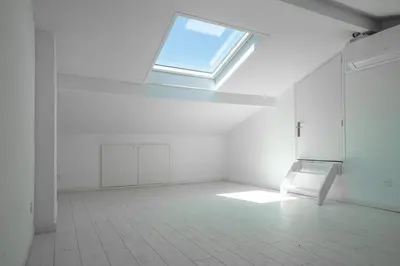Un ou plusieurs lits dans un hébergement de l'établissement Charmante Maison dans une belle residence