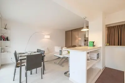 Cuisine ou kitchenette dans l'établissement Wonderful 1 bedroom 3 min walk to the Croisette!