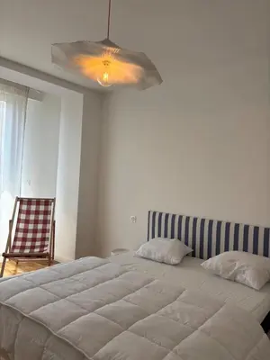 Un ou plusieurs lits dans un hébergement de l'établissement Appartement 3 pièces en plein coeur de Cannes