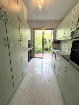 Cuisine ou kitchenette dans l'établissement L'Oranger d'Azur