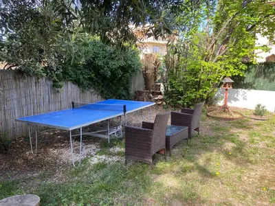 Tennis de table au sein de l'établissement Piscine Intérieure chauffée Appartement Haut de villa ou à proximité