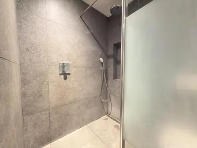 Salle de bains dans l'établissement Moderne - Lumineux - Vue Port Antibes