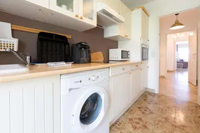 Cuisine ou kitchenette dans l'établissement Apartment Seaside