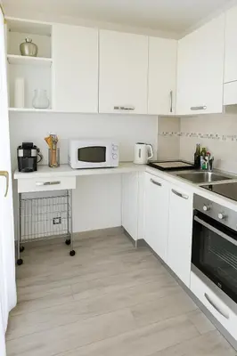 Cuisine ou kitchenette dans l'établissement Étoile Riviera - Studio 2P, Centre, Plages & Palais