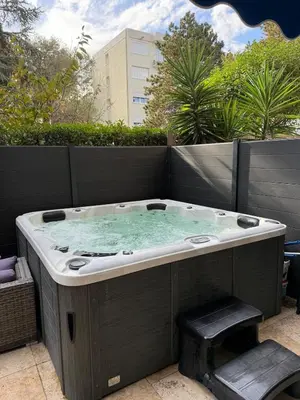 Plan de l'établissement Antibes - 3 pièces cosy avec jacuzzi & grande terrasse