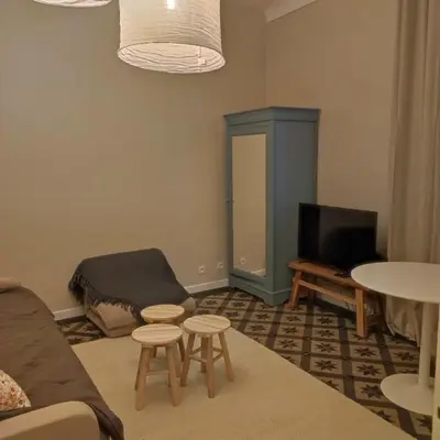 Télévision ou salle de divertissement dans l'établissement Studio 25m2, Clim, Parking, proche centre ville et transport