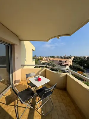 Balcon ou terrasse dans l'établissement 3-room apartment in Antibes - Swimming pool - Sea view