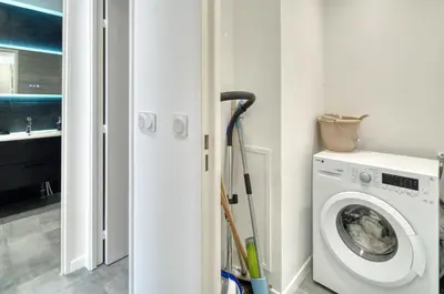 Plan de l'établissement A C 2BDR 6P flat just two minutes from the beach!