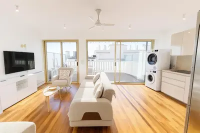 Télévision ou salle de divertissement dans l'établissement Sea View Prestige - T3, 6P, Terrasse & Vue Mer, PK