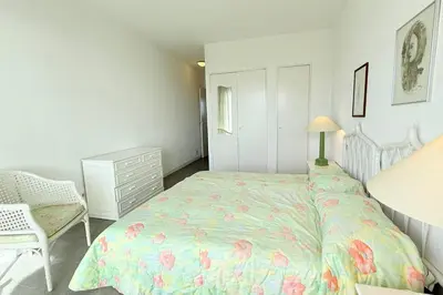 Un ou plusieurs lits dans un hébergement de l'établissement 06DJ - Apartment with sea view for 4 people - terrace