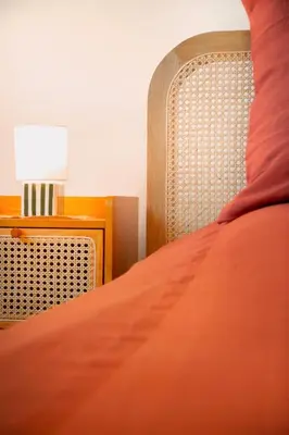 Un ou plusieurs lits dans un hébergement de l'établissement Apartment near Croisette and Cannes festival