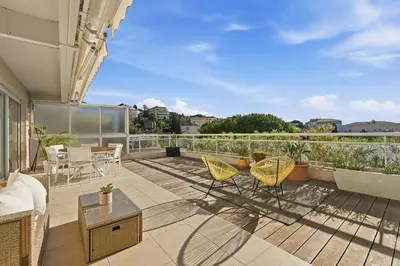 Balcon ou terrasse dans l'établissement Appartement Margot - Welkeys