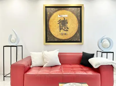 Coin salon dans l'établissement Cannes one bedroom apartment - 20LM1
