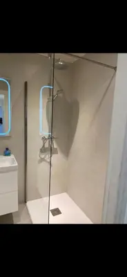 Salle de bains dans l'établissement appartement de prestige