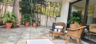Jardin de l'établissement Beautiful 36m2 studio apartment & 50m2 terrace