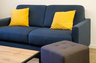 Coin salon dans l'établissement FOCH GRAND - Appartement Antibes 6P