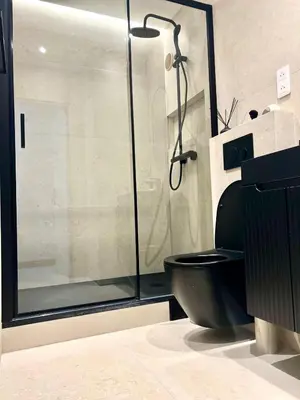 Salle de bains dans l'établissement Appartement cosy proche de la Croisette