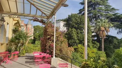 Jardin de l'établissement Hôtel Windsor