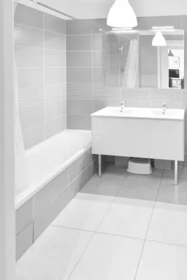 Salle de bains dans l'établissement Résidence 3 Pièces Moderne Avec Piscine Au Palm Beach - 3 pièces moderne avec piscine au Palm Beach MAE-1803