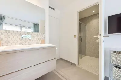 Salle de bains dans l'établissement Résidence 4 Pièces Refait à Neuf, 3 Min De La Croisette - 4 pièces refait à neuf, 3 min de la Croisette MAE-1893