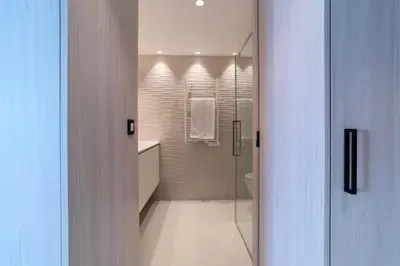 Salle de bains dans l'établissement Résidence 2p Avec Terrasse Vue Mer & Parking, 2min Des Plages - 2P avec terrasse vue mer & parking, 2min des plages MAE-2063