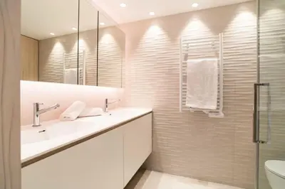 Salle de bains dans l'établissement Résidence 2p Avec Terrasse Vue Mer & Parking, 2min Des Plages - 2P avec terrasse vue mer & parking, 2min des plages MAE-2063