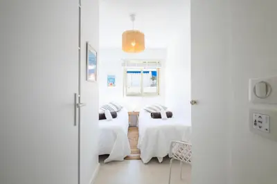 Un ou plusieurs lits dans un hébergement de l'établissement Résidence 3p De Style à Deux Pas De La Croisette & Commerces - 3P de style à deux pas de la Croisette & commerces MAE-2103
