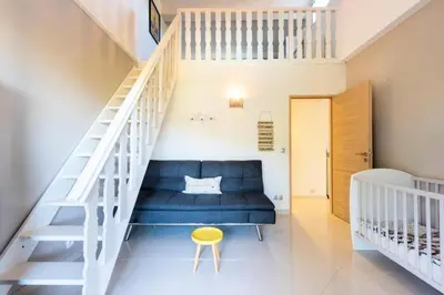 Un ou plusieurs lits dans un hébergement de l'établissement Résidence Villa 330m2, 6 Chambres, Piscine Chauffée Jacuzzi - Villa 330m2, 6 chambres, piscine chauffée jacuzzi MAE-2233