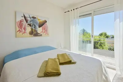 Un ou plusieurs lits dans un hébergement de l'établissement Résidence Maison Avec, Piscine & Vue Mer - Antibes - Maison avec, piscine & vue mer - Antibes MAE-2393