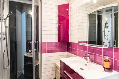 Salle de bains dans l'établissement Résidence 2p Avec Terrasse, Vue Mer Et Parking - 2P avec terrasse, vue mer et parking MAE-2483