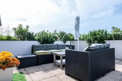 Coin salon dans l'établissement Résidence Rare ! Rooftop 120m² 5min à Pied Du Centre - RARE ! ROOFTOP 120m² 5min à pied du centre MAE-2643