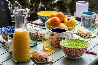 Nourriture dans l'appartement ou à proximité