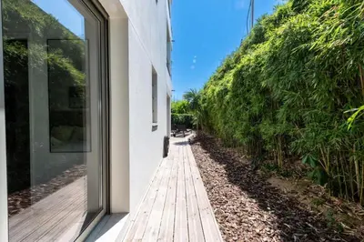 Jardin de l'établissement Résidence 2p Rez-de-jardin Avec Piscine – Calme, Parking Privé - 2P Rez-de-jardin avec piscine – Calme, Parking privé MAE-2133