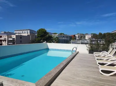 Piscine de l'établissement T2 Antibes - confort et cosy - piscine ou située à proximité