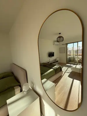 Coin salon dans l'établissement Proche Festival de Cannes - Studio avec Loggia - Gare à 5min Bus au pied de l'immeuble
