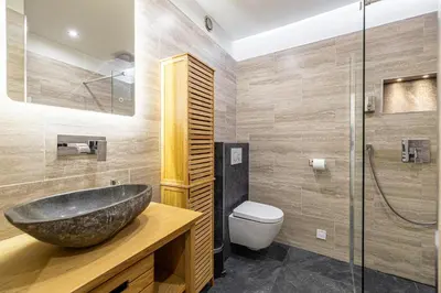 Salle de bains dans l'établissement 8 MERLE T2 - Appartement moderner pour 4 personnes proche Palais