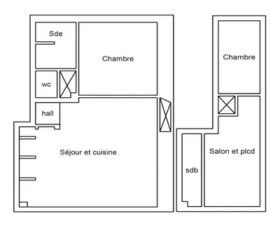 Plan de l'établissement Cosy Short-Term Rental in Cannes