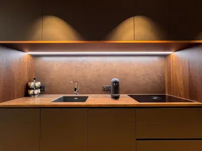 Cuisine ou kitchenette dans l'établissement Croisette Luxury