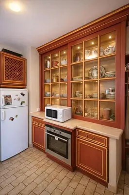 Cuisine ou kitchenette dans l'établissement Les Terrasses de la Pinède, T3, 4P, Plage & Pinède