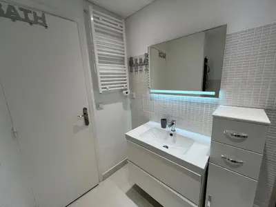Salle de bains dans l'établissement Viva Riviera Cocoon Apartment Cannes Centre