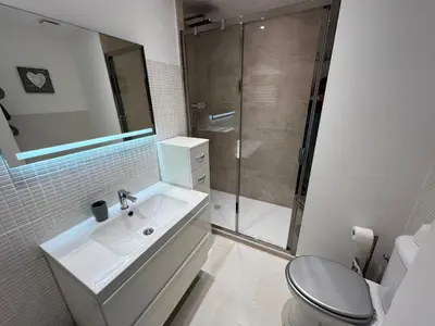 Salle de bains dans l'établissement Viva Riviera Cocoon Apartment Cannes Centre